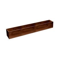 Wooden Crate Long Slimline - DARK STAIN