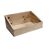 Slanted Wooden Crate 450 x 315 x 110/200mm Aged