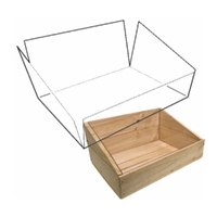 Clear Liner For Slanted Wood Crate (Wood Crate Not Included)