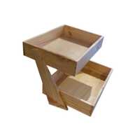 Wooden 2 Tier Counter Display -- Premium Smooth