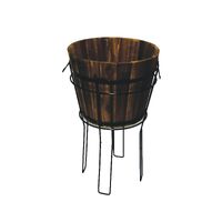 Wooden Barrel With Stand