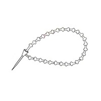 Adjustable Bubble Lock Ties - Pkt of 1000
