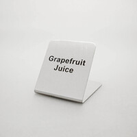 Buffet Sign - Grapefruit Juice