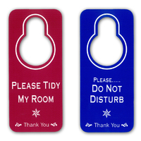 Hotel Door Knob Sign - Do Not Disturb/Please Tidy My Room