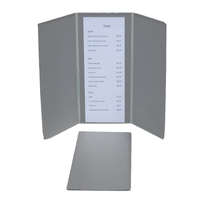 Menu & Wine List Holder 2-In-1 -- CHARCOAL