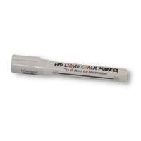 Liquid Chalk Reversible Tip 6MM - Reversible Bullet and Chisel Tip -- WHITE