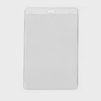 Plastic ID Card Holder Portrait -- MEDIUM -- 135 x 95mm