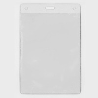 Plastic ID Card Holder Portrait Large 110 x 155mm