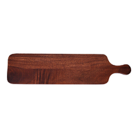 Rectangular wooden paddle board