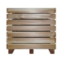 Produce display bin 900 x 900 x 900 Aged Rustic