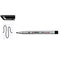 Water Based Marker Stabilo Brand Medium -- BLACK -- PK 10
