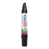 Artline 100 Permanent Marker 12MM Chisel -- BLACK