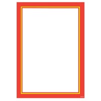 Laminated Price Ticket A4 Border Design - Pkt of 10