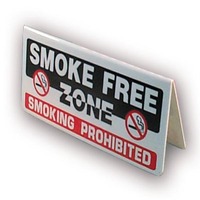  Table / Counter Sign Large Smoke Free Zone