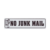 Letterbox Sign No Junk Mail
