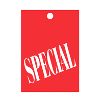 Pre Printed Swing Tag Special - Pkt of 50