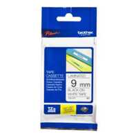 TZe-221 PTouch Tape TZ 9MM -- BLACK on WHITE