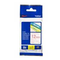 TZe-232 PTouch Tape TZ 12mm -- RED on WHITE*