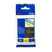 TZe-334 PTouch Tape TZ 12MM -  Gold On Black