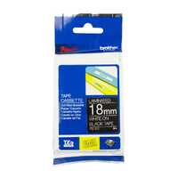 TZe-345 PTouch Tape TZ 18MM -- White on Black