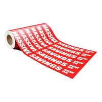 Plastic Wrap - Massive Savings Now On 600mm x 10m Red