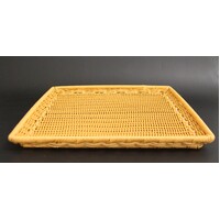Polywicker Tray 500 x 400 x 35MM -- NATURAL 