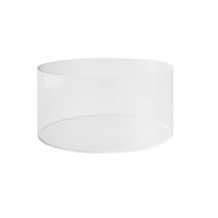 Riser Tube Clear Melamine 197x100MM