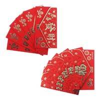 Red Money Envelopes (9 x 17cm) - Pack of 6
