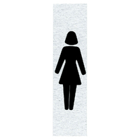 Self Adhesive Descriptive Sign Ladies (symbol)