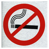 International Self Adhesive Descriptive Sign  No Smoking