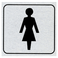 International Self Adhesive Descriptive Sign Ladies (symbol)