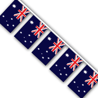 Flag Pennant String Australian Flags
