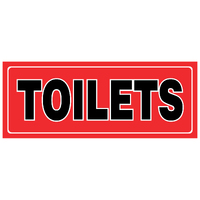 Small Descriptive Sign -- TOILETS