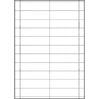 Blank Perforated Tickets 90 x 25MM White - Pkt of 200 Sheets