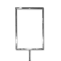 Chrome Sign Stand Sign Holder A4 Portrait Size