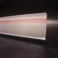 Flat Shelftalker Adhesive Data Strip 1200 x 26mm Clear