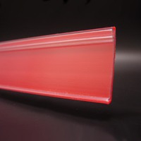 Flat Shelftalker Adhesive Data Strip 1200 x 26MM - RED