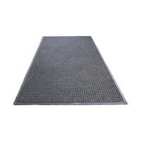 Entrance Mat Charcoal Waffle Pattern - 900x1500MM
