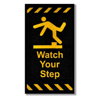 Safety Message Mat - WATCH YOUR STEP