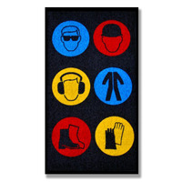 Safety Message Mat - PROTECT YOURSELF