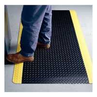 Anti Fatigue Mat With Yellow Saftey edge Dimond Plate  900 x 1500mm