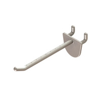 Plastic Pegboard Hooks 100mm - Pkt of 10