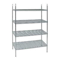 Wire Shelving Kit 1840(H) x 1525(W) x 460(D)MM - CHROME