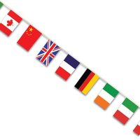 Flag Pennant String International Flags