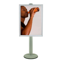 Combo Pole With Single Sided A0 Size Snap Frame