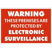 Policy Sign Electronic Surveillance