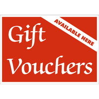 Policy Sign - GIFT VOUCHERS