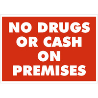 Policy Sign - NO DRUGS ON PREMISES