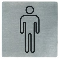 Large Stainless Steel Sign - GENTS