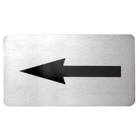 Small Stainless Steel Sign Arrow*